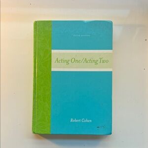 Acting One/Acting Two Book by Robert Cohen